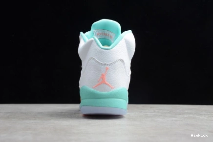 RETRO 5 'LIGHT AIR 440892-100 AQUA' GS JORDAN 0811